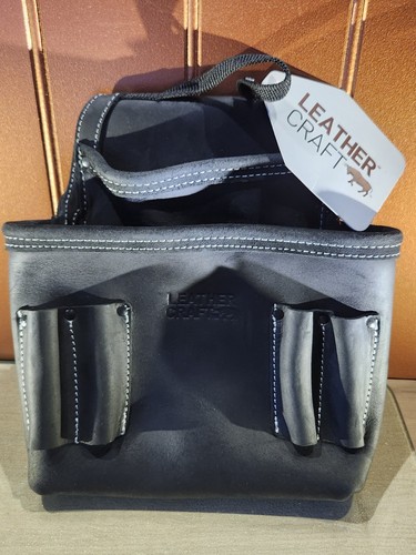 Leather tool pouch - leather,
