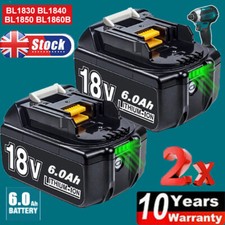 2 Packs 6.0AH Batteries For Makita 18V Battery Li-Ion BL1830 BL1850 BL1860 LXT👍