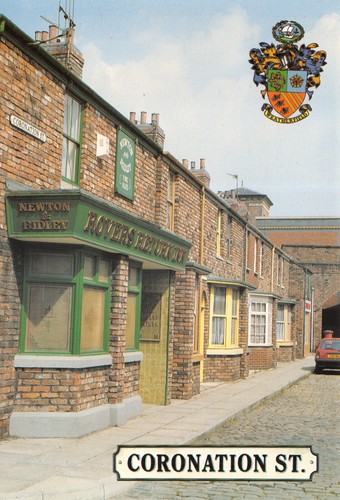 Coronation street postcard - coronation,
