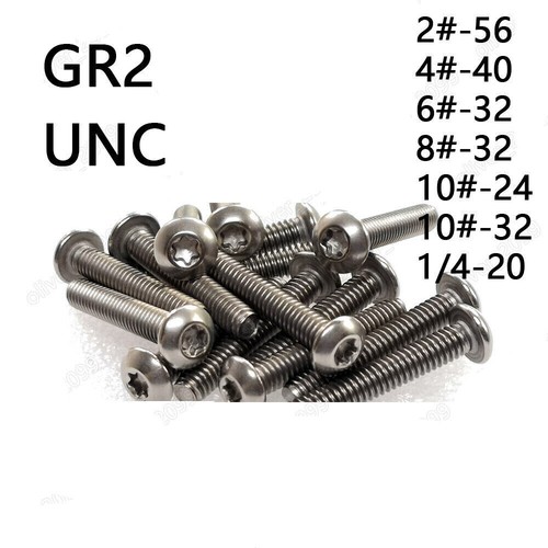 Titanium gr2 torx button head - torx,