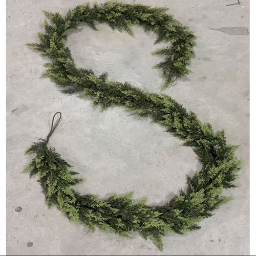 Artificial cedar garland 120 - artificial,