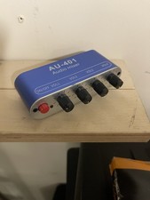 AU-401 4CH Audio Sound Micro Mixer Mixing Unit 5DB 4Input 1Output Stereo Blue