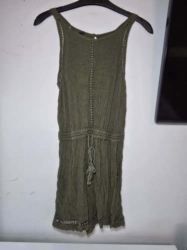 Superdry small khaki playsuit - superdry,