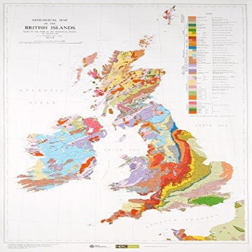 Geological map the british - map, of