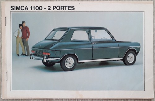 Simca 1100 brochure - simca, c.1966