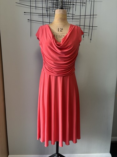Cowl neck ruched waist - cowl,