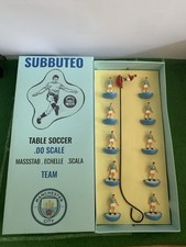 Subbuteo OHW Team Ref No 5 Man City (re-painted) New Handmade Box