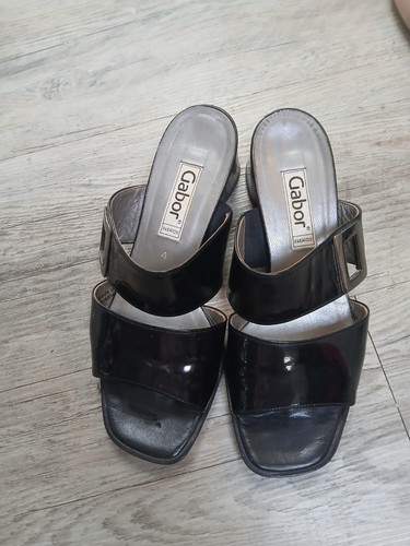 Gabor ladies black patent - gabor,