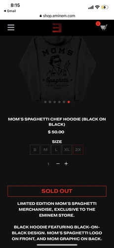Official eminem hoodie mom - official, mom's