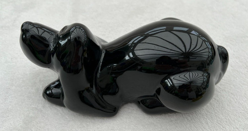 Vintage black gloss ceramic - gloss,