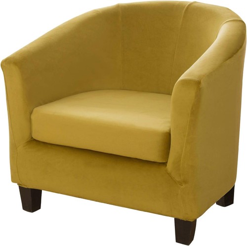 Piece velvet tub chair - velvet,