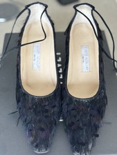 Vintage Joseph Azagury Evening Shoes, Ladies, Black, 37