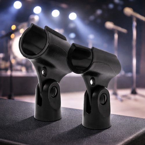 Universal microphone clip - microphone,
