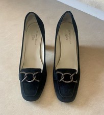 ANNE KLEIN Women Suede Black