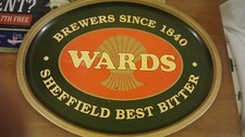 Vintage Wards Brewery Bar Tray. ( Vaux )