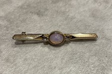 Avon opal bar brooch costume