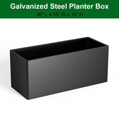 36x15x15 inch large galvanized - 36x15x15-inch,