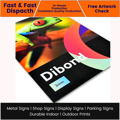 Metal sign aluminium - metal,