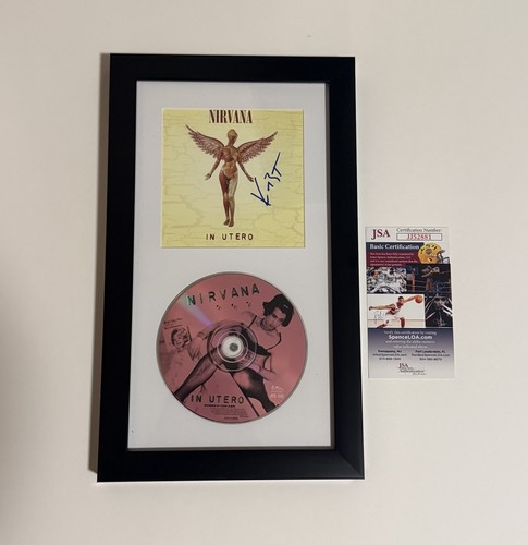 Nirvana signed framed - framed, utero