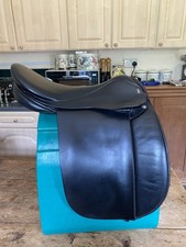 Fylde Emma Showing Saddle 17” X Wide Black VGC