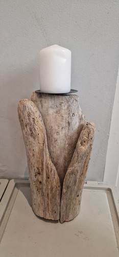 Driftwood candle holder - driftwood,