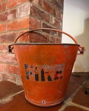1950’s Vintage Steel Fire Sand Bucket