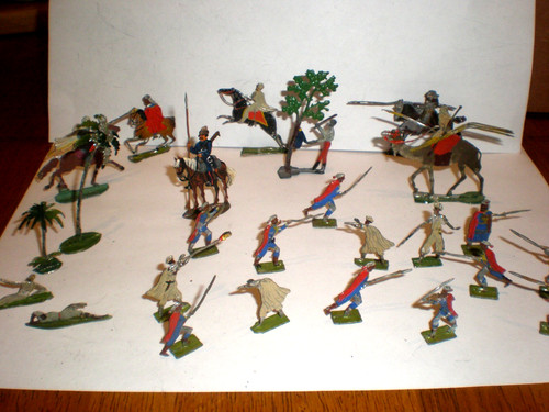 Lot vintage hand painted - 25,