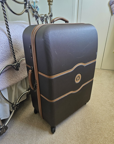 Delsey brown hard shell - brown,