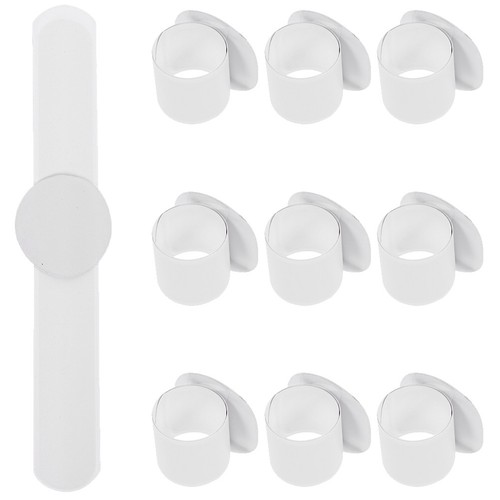 Lightweight pvc white slap - white,