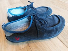 Terra Plana (with Vivobarefoot technology) Oak, Mens Shoes, EU 43, Black Suede