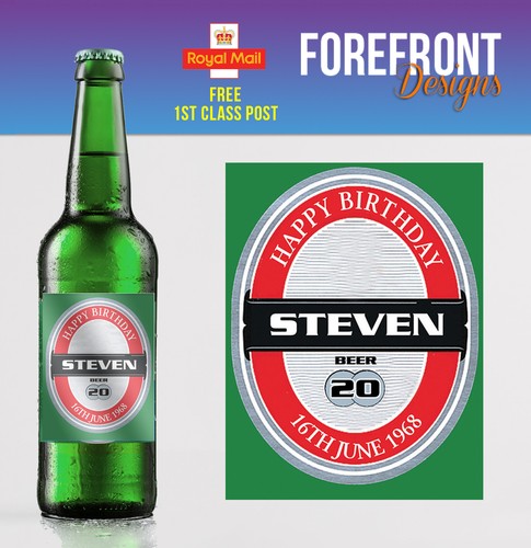 Personalised beer lager spoof - personalised,