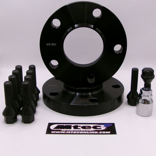 Bmw series 15mm black - 2x,