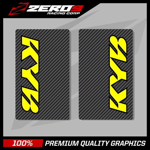 Kyb upper fork decals - kyb,