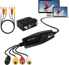 Video Capture Card Converts Hi8 VHS to Digital DVD for Windows/Mac