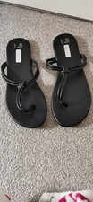 Black Sandals Size 4. Primark