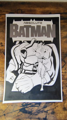 Absolute batman original art - absolute,