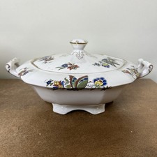 Antique Art Deco,  Alfred Meakin 'Butterflies' Vegetable Serving Bowl or Tureen