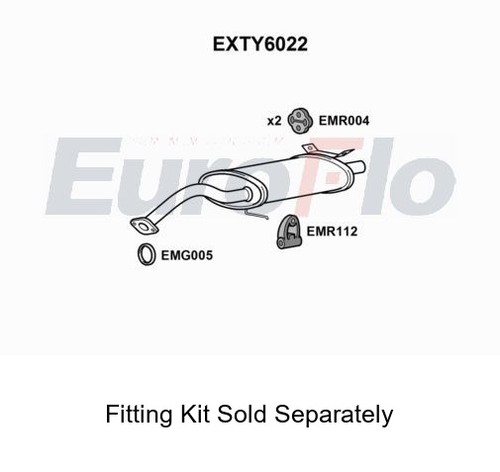 Rear muffler silencer insert - silencer,