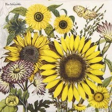 4x Single Paper Napkins for