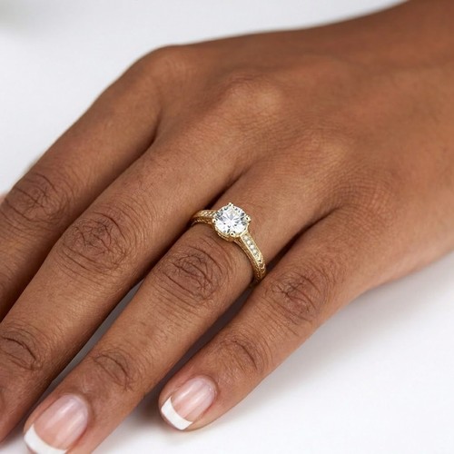 Engagement ring 14k yellow - ring,