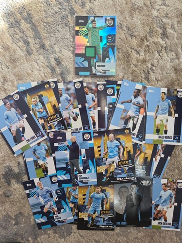 Topps man city team set - city, 30