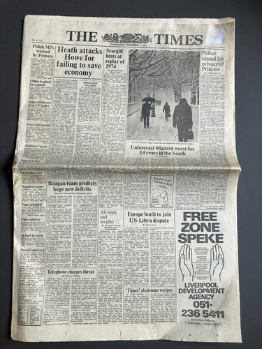 December 1981 times newspaper - december,