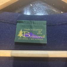 Balmoral Mens Knitted Slipover V-Neck Sleeveless Jumper Knitwear Plain Golf 46”