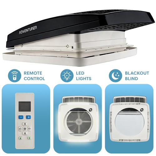 Adventurer roof vent with fan - vent,