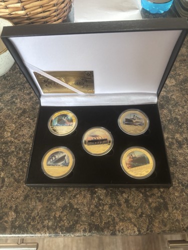 Titanic commemorative coin set