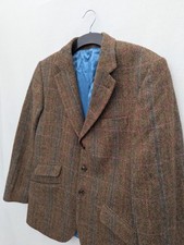 Charles Tyrwhitt Jacket Mens 42 Wool Tweed Herringbone Blazer Preppy Academia
