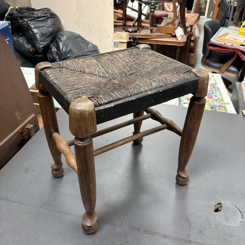 Vintage antique oak rush - vintage,