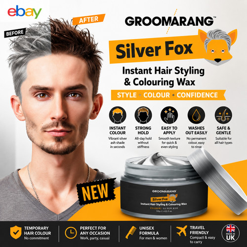 Hair wax silver - hair,