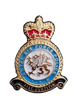 RAF Police Lapel Royal Air Force Pin Badge