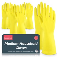 2-48 Pair Rubber Gloves Medium